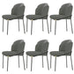 Glam Parsons Side Chair Linen Indoor Dining Chair for Living Room