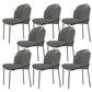 Glam Parsons Side Chair Linen Indoor Dining Chair for Living Room