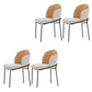 Glam Parsons Side Chair Linen Indoor Dining Chair for Living Room