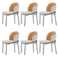 Glam Parsons Side Chair Linen Indoor Dining Chair for Living Room