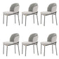 Glam Parsons Side Chair Linen Indoor Dining Chair for Living Room