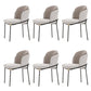 Glam Parsons Side Chair Linen Indoor Dining Chair for Living Room