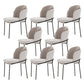 Glam Parsons Side Chair Linen Indoor Dining Chair for Living Room