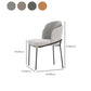 Glam Parsons Side Chair Linen Indoor Dining Chair for Living Room