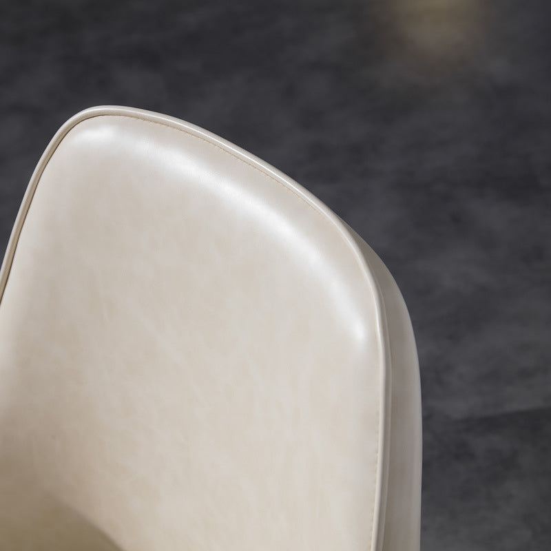 Leather Arm Chair Glam Style Indoor Dining Chair for Dining Room Clearhalo 'Dining Chairs' 'Dining Tables & Seating' 'dining_chair' 'furn' 'furn_dining_chair' 'Furniture' 'Kitchen & Dining Furniture' 6544417
