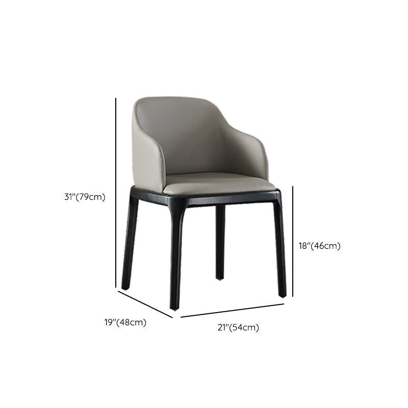 Parsons Upholstered Dining Chair Industrial Home Dining Room Chair Clearhalo 'Dining Chairs' 'Dining Tables & Seating' 'dining_chair' 'furn' 'furn_dining_chair' 'Furniture' 'Kitchen & Dining Furniture' 6544447