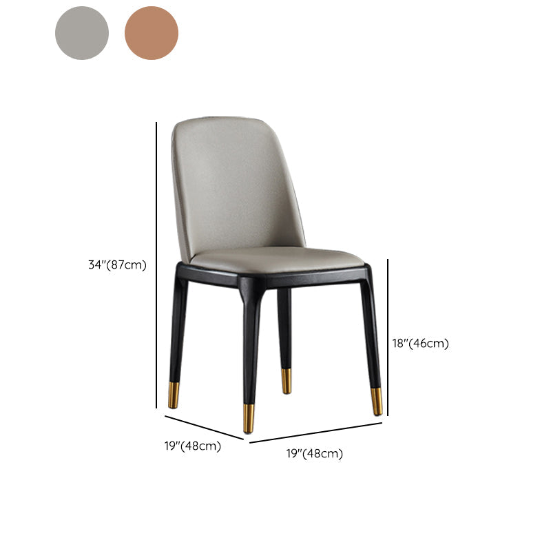 Parsons Upholstered Dining Chair Industrial Home Dining Room Chair Clearhalo 'Dining Chairs' 'Dining Tables & Seating' 'dining_chair' 'furn' 'furn_dining_chair' 'Furniture' 'Kitchen & Dining Furniture' 6544448