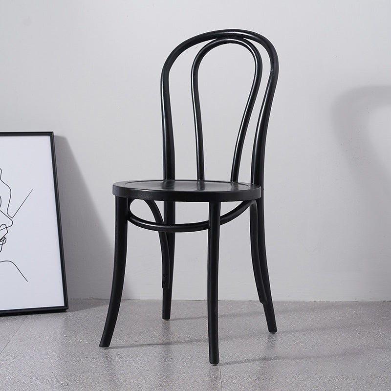 Chaise latéral en bois massif chaise de salle à manger intérieure Windsor moderne pour la maison