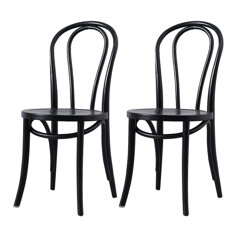 Chaise latéral en bois massif chaise de salle à manger intérieure Windsor moderne pour la maison