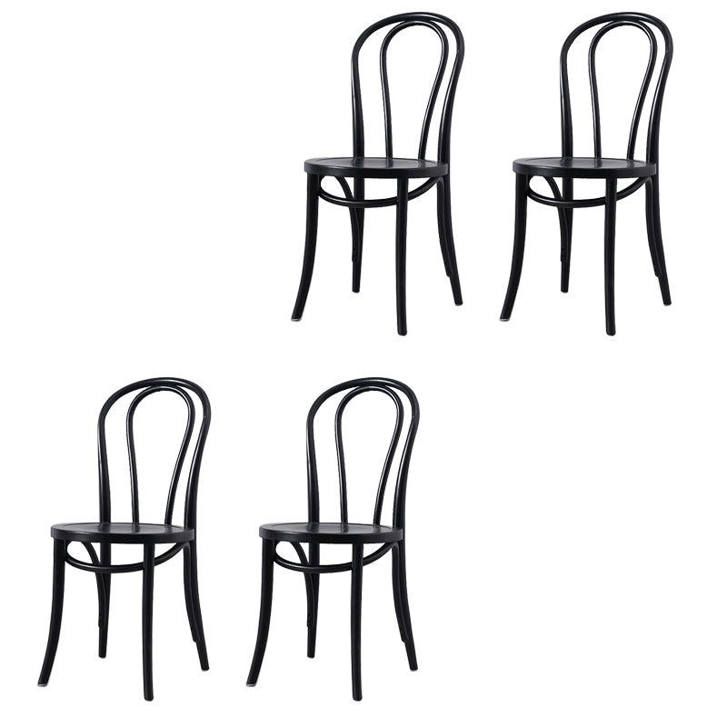 Chaise latéral en bois massif chaise de salle à manger intérieure Windsor moderne pour la maison