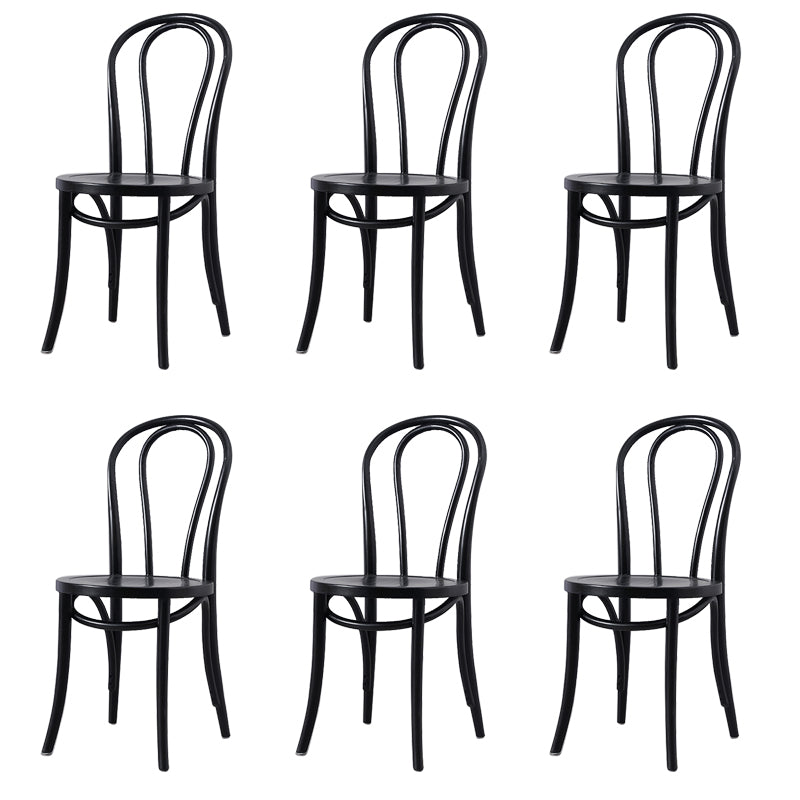 Chaise latéral en bois massif chaise de salle à manger intérieure Windsor moderne pour la maison