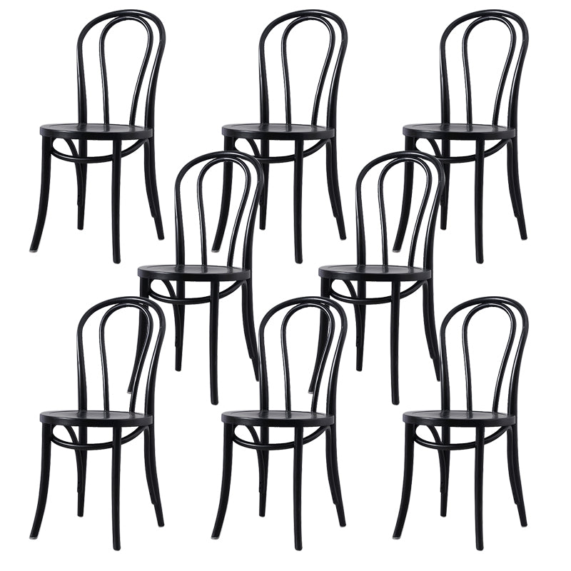 Chaise latéral en bois massif chaise de salle à manger intérieure Windsor moderne pour la maison