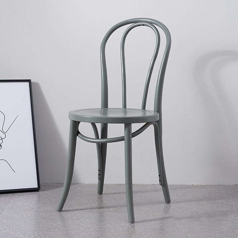 Chaise latéral en bois massif chaise de salle à manger intérieure Windsor moderne pour la maison