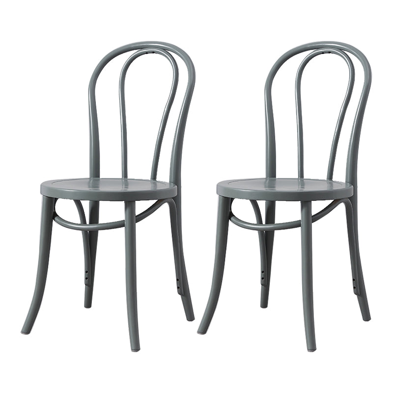 Chaise latéral en bois massif chaise de salle à manger intérieure Windsor moderne pour la maison