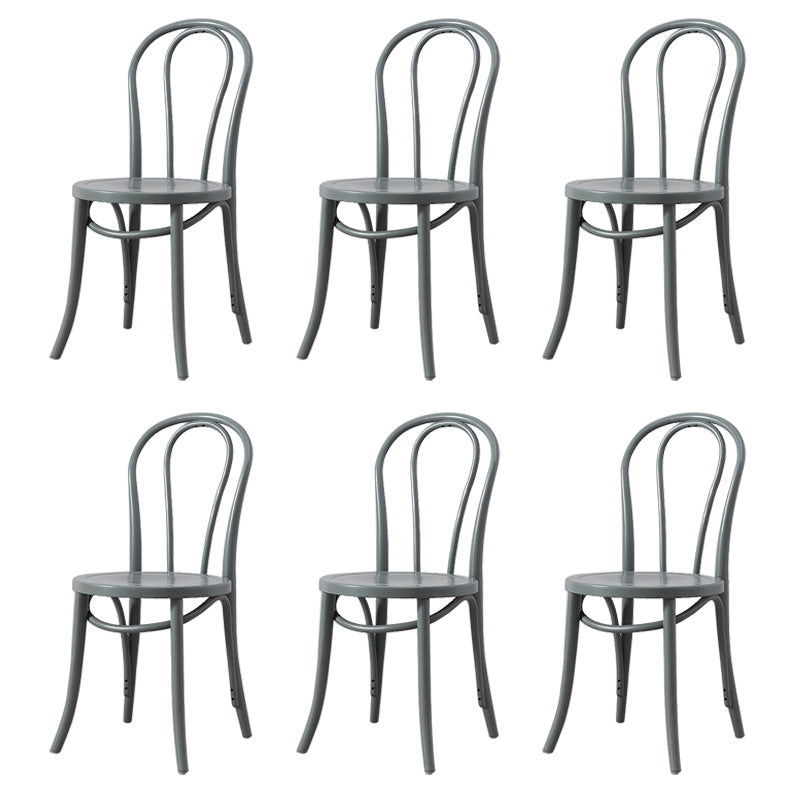 Chaise latéral en bois massif chaise de salle à manger intérieure Windsor moderne pour la maison