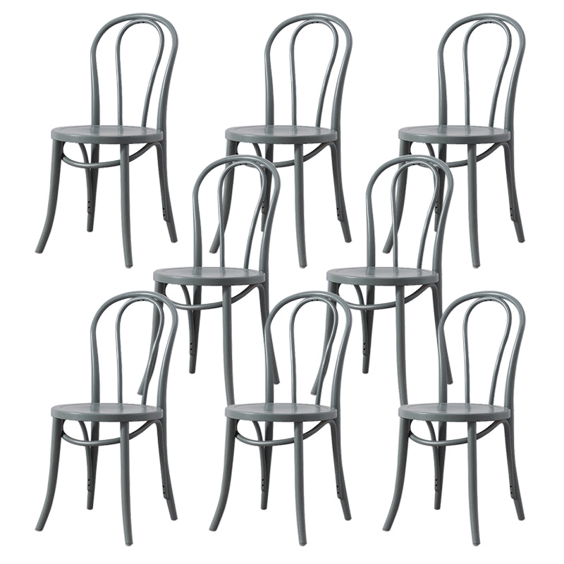 Chaise latéral en bois massif chaise de salle à manger intérieure Windsor moderne pour la maison