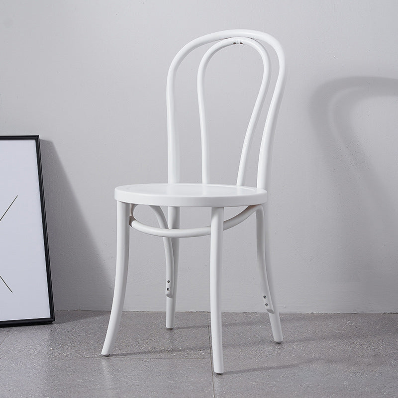 Chaise latéral en bois massif chaise de salle à manger intérieure Windsor moderne pour la maison