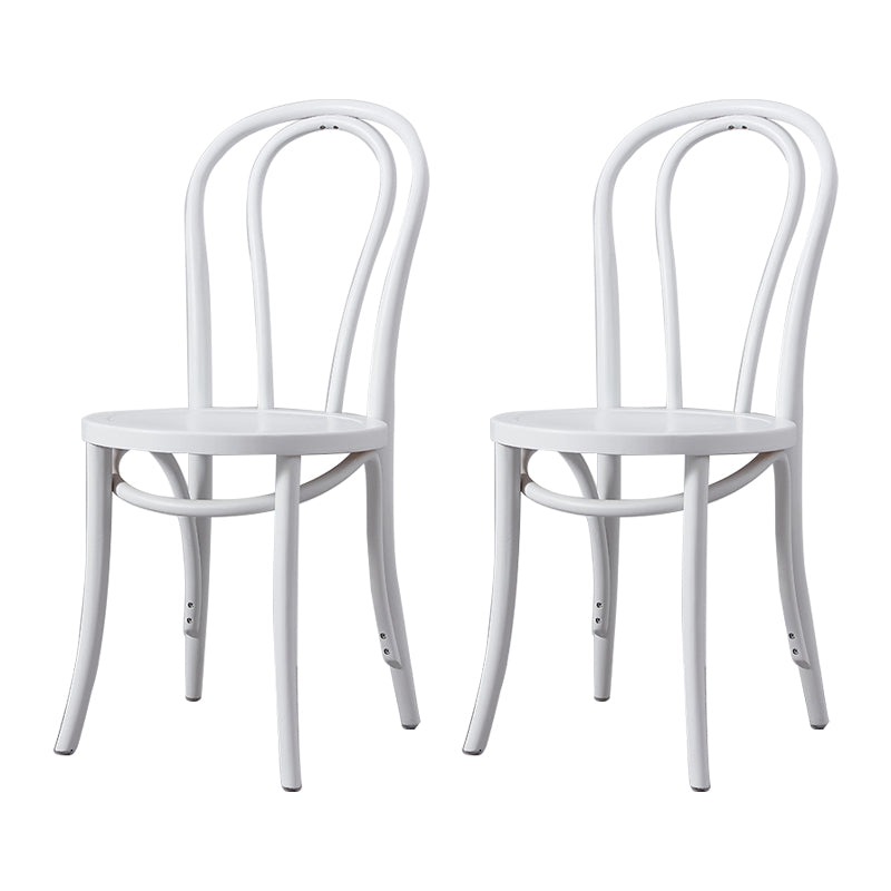 Chaise latéral en bois massif chaise de salle à manger intérieure Windsor moderne pour la maison