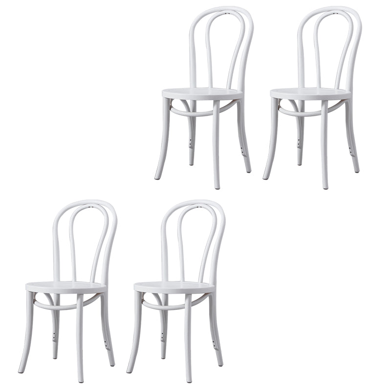 Chaise latéral en bois massif chaise de salle à manger intérieure Windsor moderne pour la maison