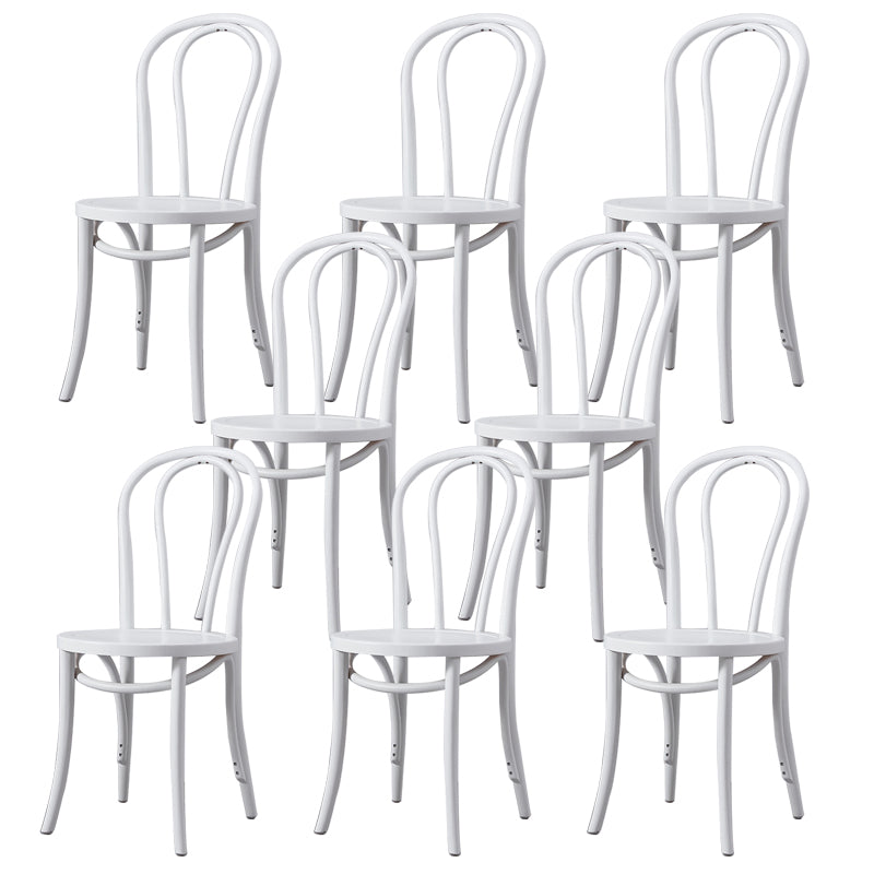 Chaise latéral en bois massif chaise de salle à manger intérieure Windsor moderne pour la maison