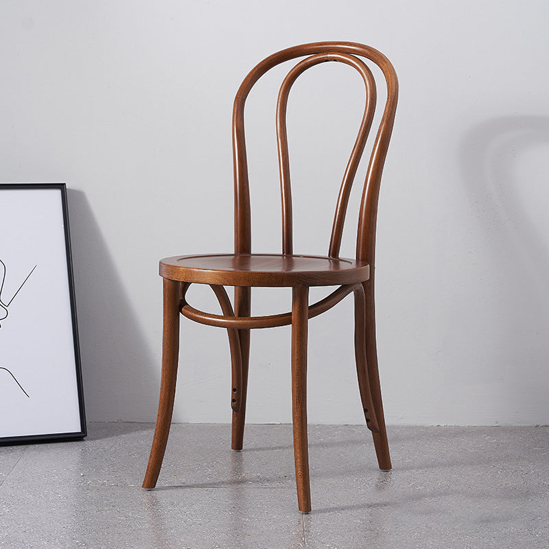 Chaise latéral en bois massif chaise de salle à manger intérieure Windsor moderne pour la maison