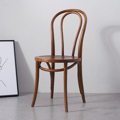 Chaise latéral en bois massif chaise de salle à manger intérieure Windsor moderne pour la maison