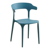 Glam Indoor-Outdoor Chair Stacking Dining Armless Side Chair Clearhalo 'Dining Chairs' 'Dining Tables & Seating' 'dining_chair' 'furn' 'furn_dining_chair' 'Furniture' 'Kitchen & Dining Furniture' 6544601