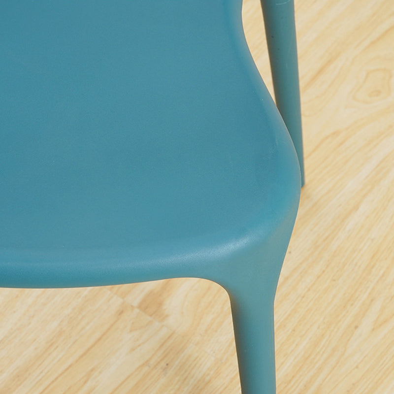 Glam Indoor-Outdoor Chair Stacking Dining Armless Side Chair Clearhalo 'Dining Chairs' 'Dining Tables & Seating' 'dining_chair' 'furn' 'furn_dining_chair' 'Furniture' 'Kitchen & Dining Furniture' 6544602