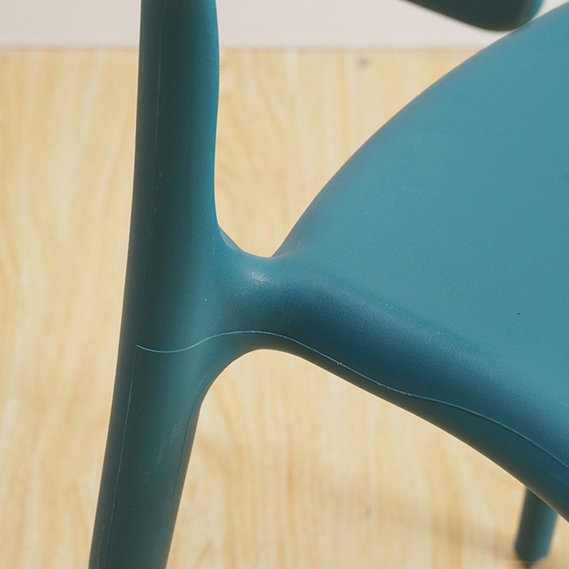 Glam Indoor-Outdoor Chair Stacking Dining Armless Side Chair Clearhalo 'Dining Chairs' 'Dining Tables & Seating' 'dining_chair' 'furn' 'furn_dining_chair' 'Furniture' 'Kitchen & Dining Furniture' 6544604