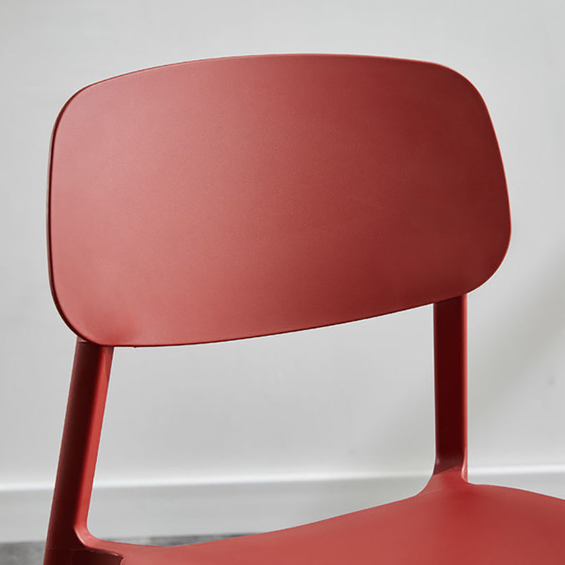 Kitchen Home Stacking Side Chair Open Back Dining Side Chair Clearhalo 'Dining Chairs' 'Dining Tables & Seating' 'dining_chair' 'furn' 'furn_dining_chair' 'Furniture' 'Kitchen & Dining Furniture' 6544634