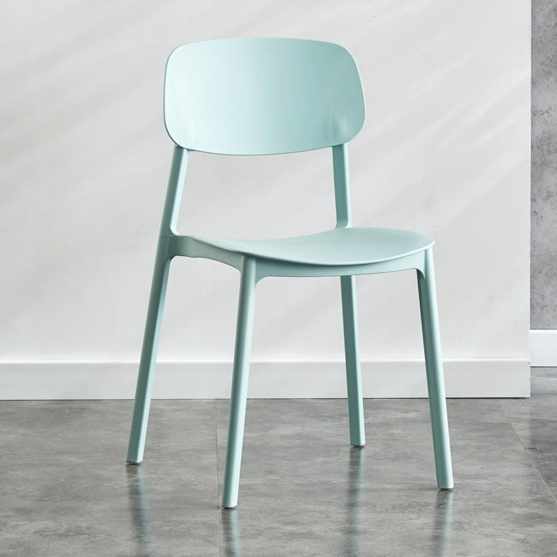 Kitchen Home Stacking Side Chair Open Back Dining Side Chair Clearhalo 'Dining Chairs' 'Dining Tables & Seating' 'dining_chair' 'furn' 'furn_dining_chair' 'Furniture' 'Kitchen & Dining Furniture' 6544650