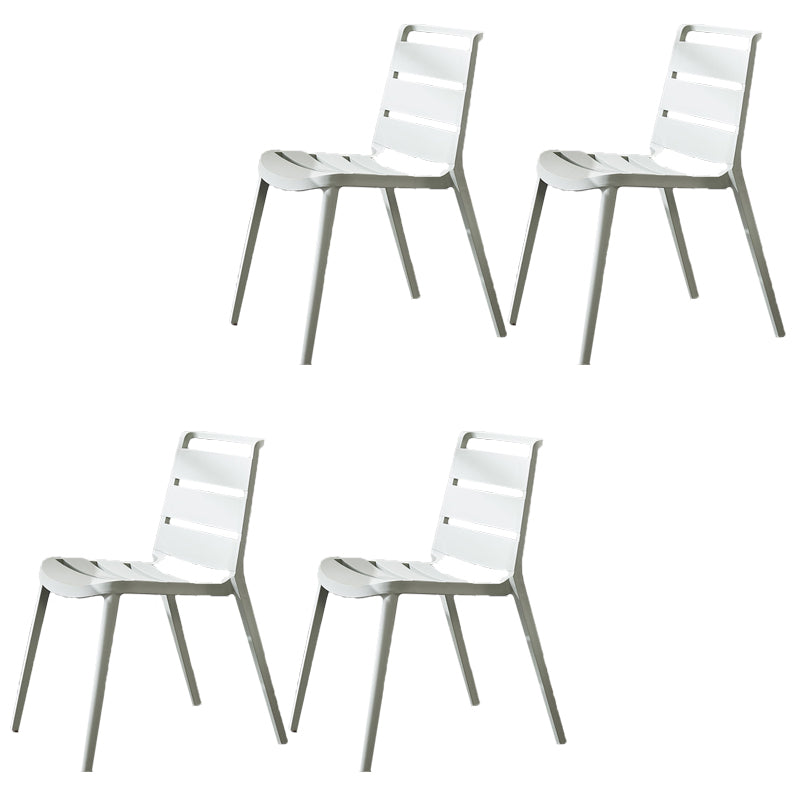 Home Dining Accent Chair Dining Room Open Back Armless Side Chair Light Green 4 Piece Set Clearhalo 'Dining Chairs' 'Dining Tables & Seating' 'dining_chair' 'furn' 'furn_dining_chair' 'Furniture' 'Kitchen & Dining Furniture' 6544706