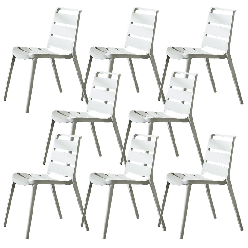 Home Dining Accent Chair Dining Room Open Back Armless Side Chair Light Green 8 Piece Set Clearhalo 'Dining Chairs' 'Dining Tables & Seating' 'dining_chair' 'furn' 'furn_dining_chair' 'Furniture' 'Kitchen & Dining Furniture' 6544708