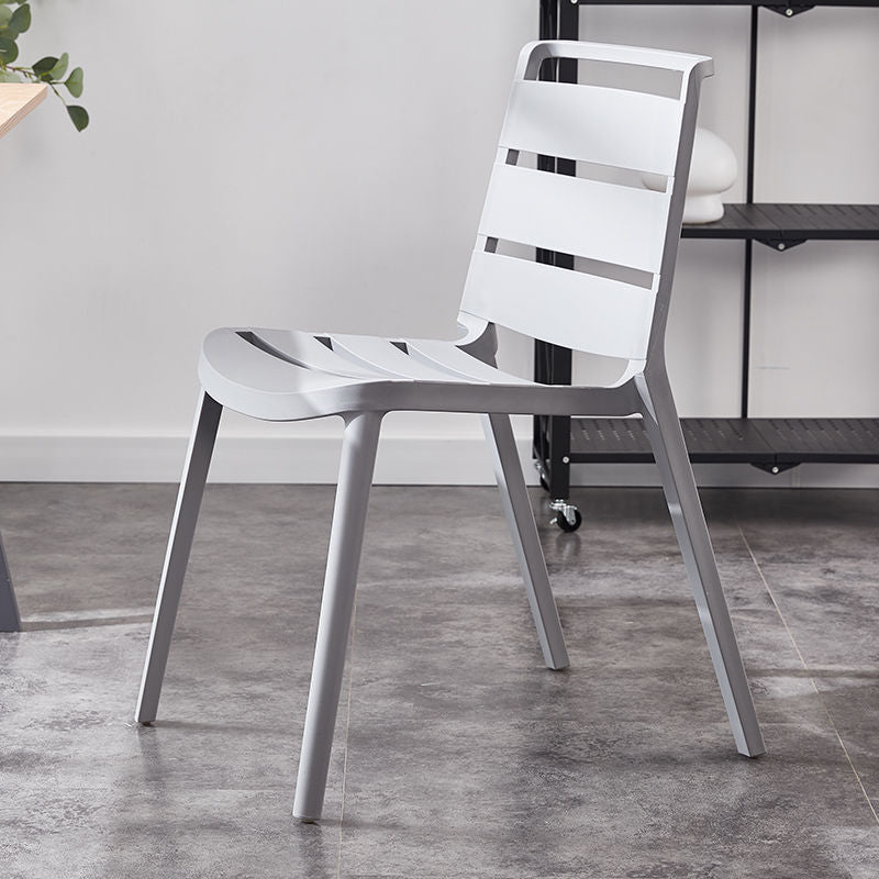 ホームダイニングアクセントチェアダイニングルームオープンバックアームレスサイドチェア