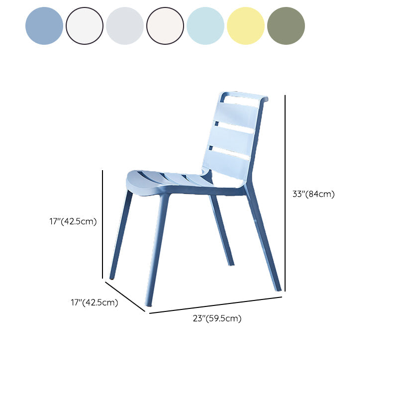 Home Dining Accent Chair Dining Room Open Back Armless Side Chair Clearhalo 'Dining Chairs' 'Dining Tables & Seating' 'dining_chair' 'furn' 'furn_dining_chair' 'Furniture' 'Kitchen & Dining Furniture' 6544723