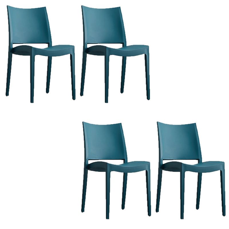 Eetkamer binnenstoel plastic armloos dineren accentstoel