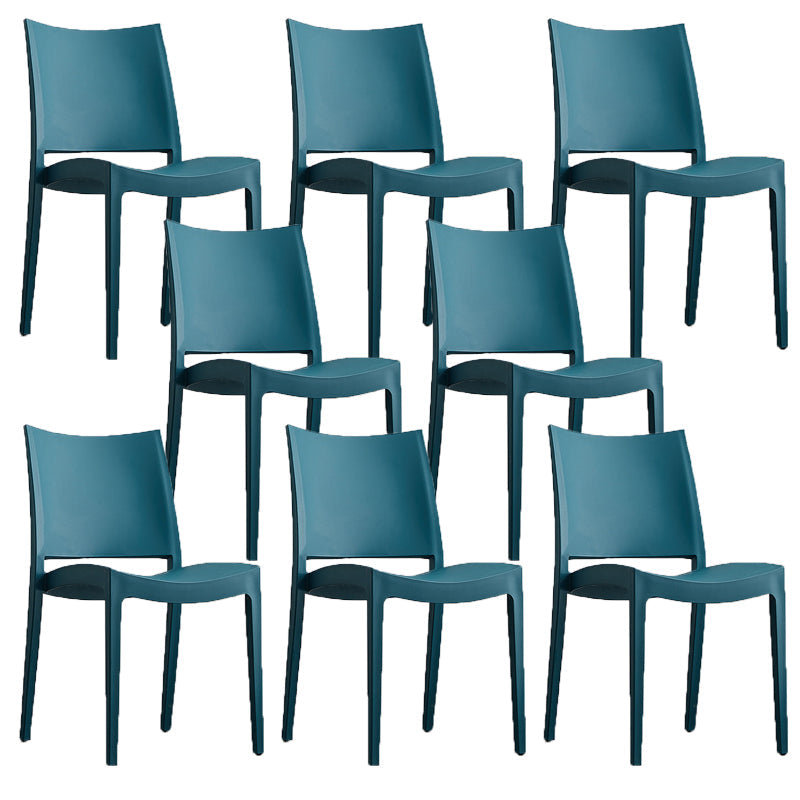 Eetkamer binnenstoel plastic armloos dineren accentstoel