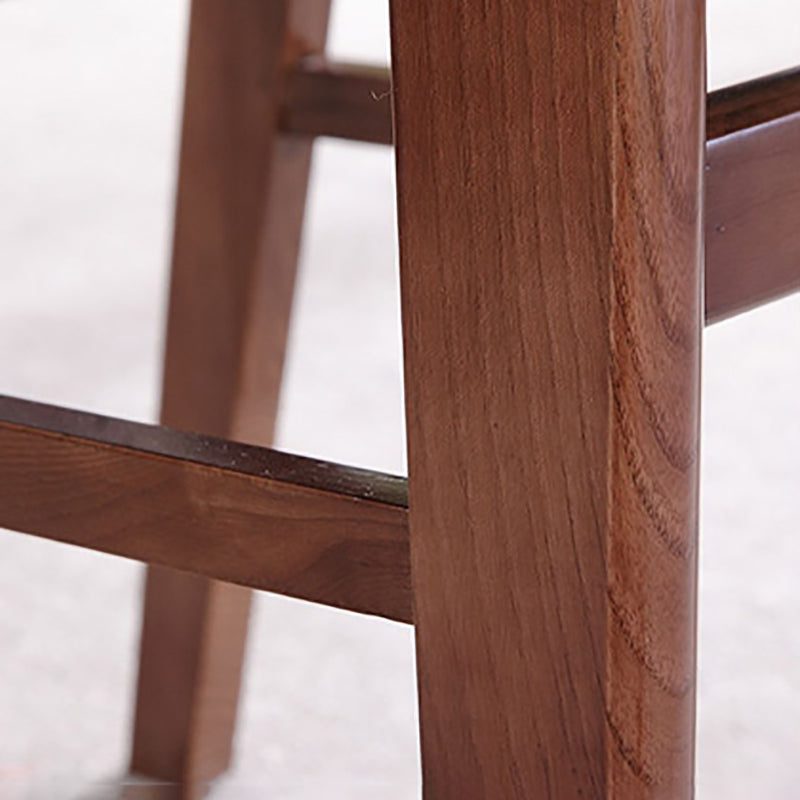 Modern Solid Wood Dining Chair Indoor-Outdoor Open Back Side Chair Clearhalo 'Dining Chairs' 'Dining Tables & Seating' 'dining_chair' 'furn' 'furn_dining_chair' 'Furniture' 'Kitchen & Dining Furniture' 6544832