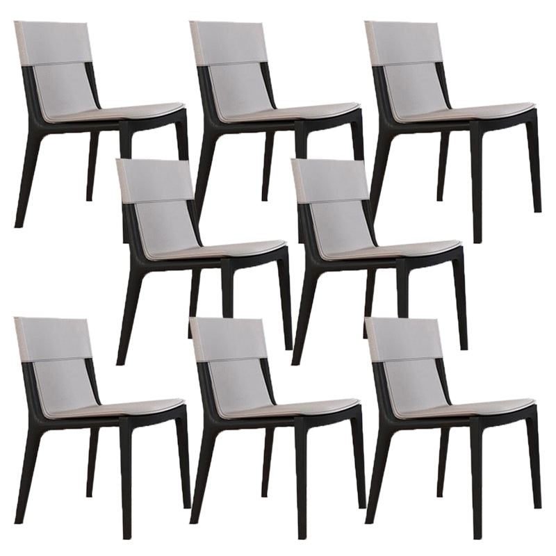 Contemporary Wood Side Dining Chairs Kitchen Home Chair with Upholstered