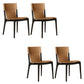 Contemporary Wood Side Dining Chairs Kitchen Home Chair with Upholstered