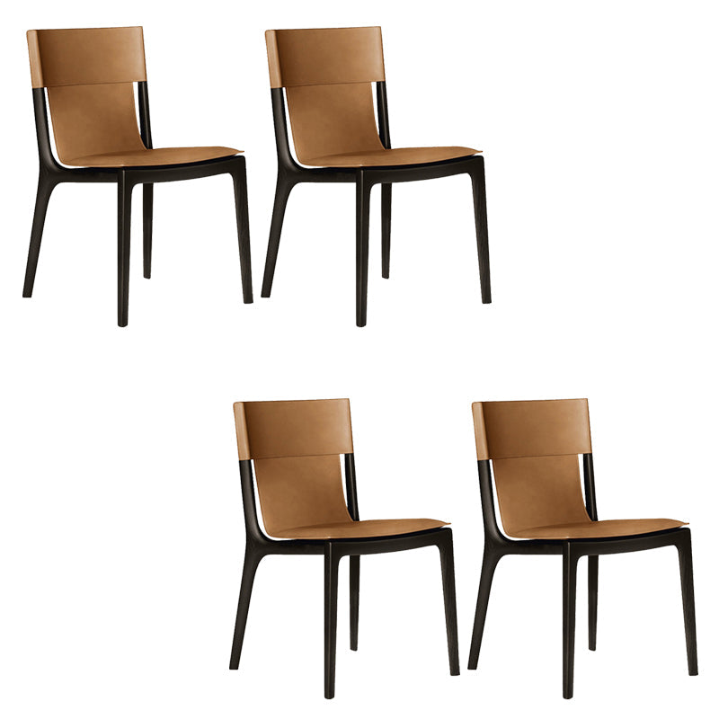 Contemporary Wood Side Dining Chairs Kitchen Home Chair with Upholstered