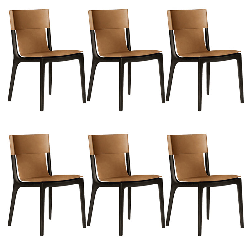 Contemporary Wood Side Dining Chairs Kitchen Home Chair with Upholstered