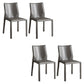 Dining Room Home Side Chair Faux Leather Dining Chairs with Upholstered