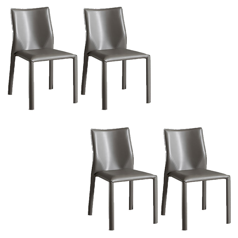 Dining Room Home Side Chair Faux Leather Dining Chairs with Upholstered