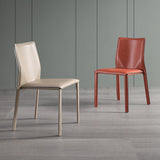 Dining Room Home Side Chair Faux Leather Dining Chairs with Upholstered