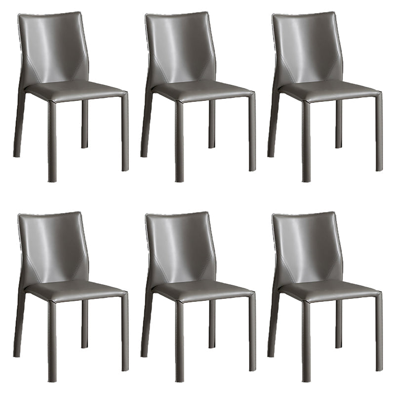 Dining Room Home Side Chair Faux Leather Dining Chairs with Upholstered
