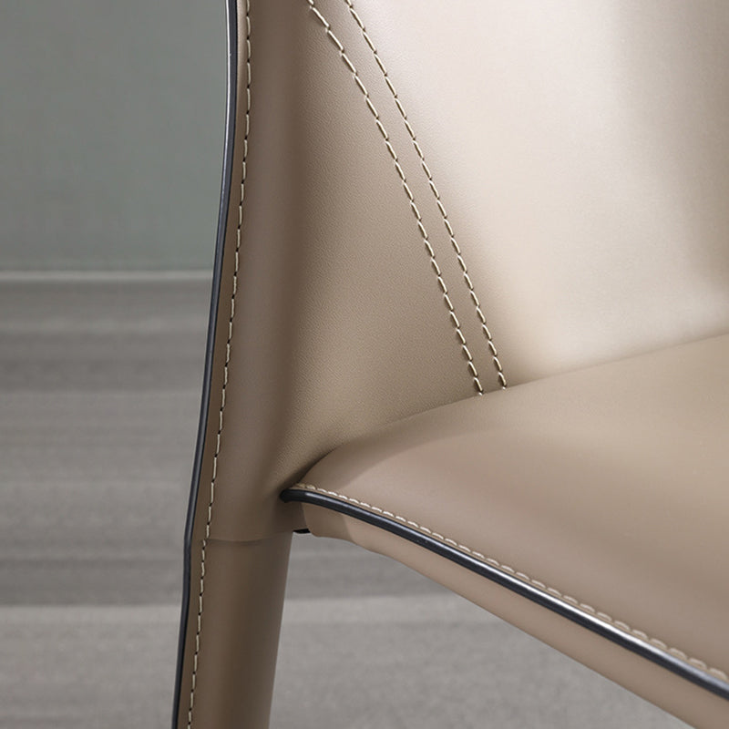 Dining Room Home Side Chair Faux Leather Dining Chairs with Upholstered