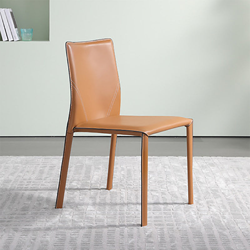 Dining Room Home Side Chair Faux Leather Dining Chairs with Upholstered