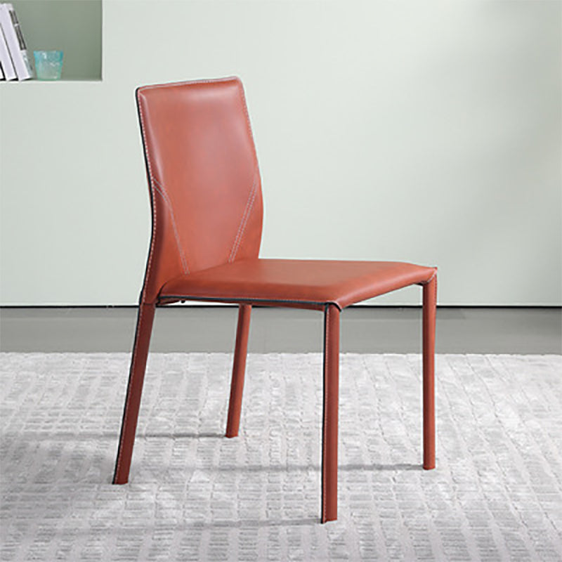 Dining Room Home Side Chair Faux Leather Dining Chairs with Upholstered