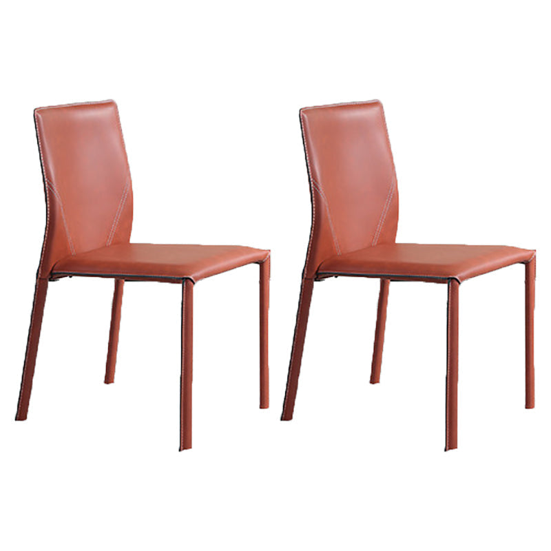 Dining Room Home Side Chair Faux Leather Dining Chairs with Upholstered